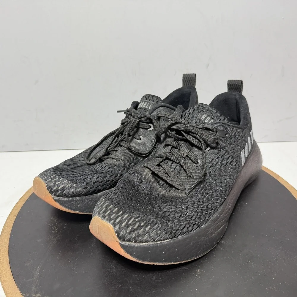 NOBULL Shoes Mens Size 11 Black Mesh Cushioned Running Training Sneakers Gym